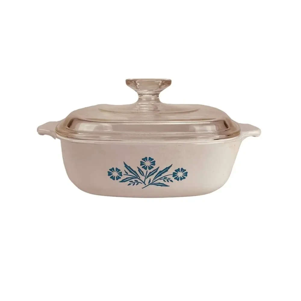 Corning Ware Blue Cornflower 1 Qt. Casserole P1B with lid